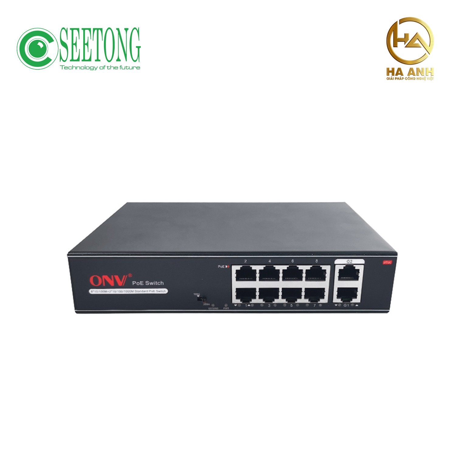 Swtick ONV 8 cổng + 2 uplink