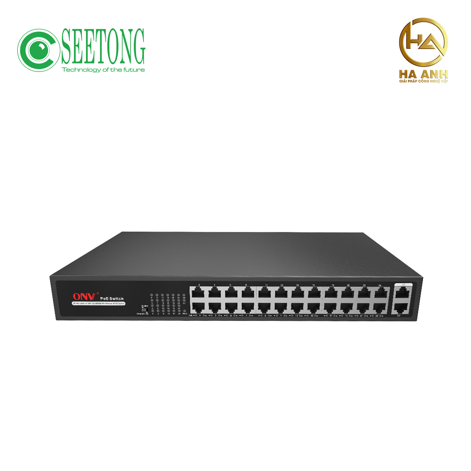 Switch ONV 24 cổng + 2 up link