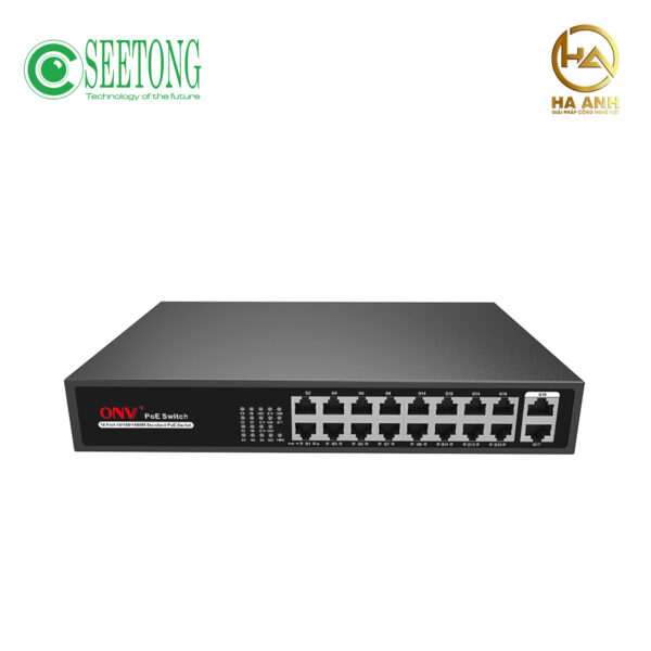 Switch PoE 18 cổng Full Gigabit