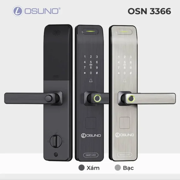 Khóa Vân Tay Tích Hợp Màn Hình Chống Trộm OSN-3366 - Ảnh 12