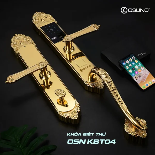 Khóa Biệt Thự Mạ Vàng 24K OSN-KBT04