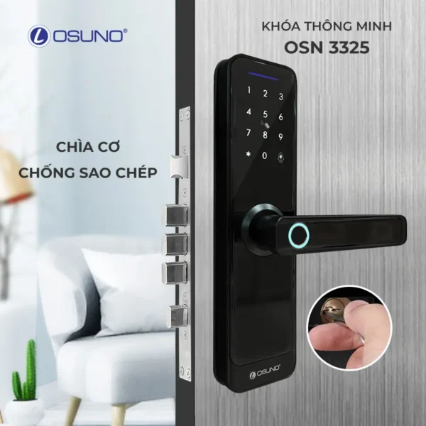 Khóa cửa điện tử công nghệ mở qua App OSN-3325 - Hình ảnh 5