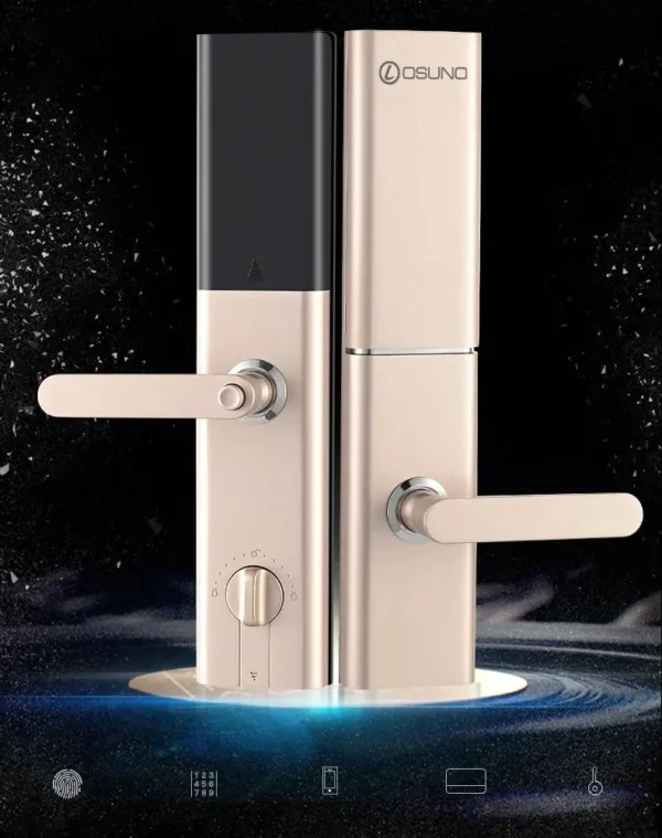 Khóa Vân Tay Cửa Gỗ Chung Cư Chống Nhìn Trộm OSN-3365 - Hình ảnh 2