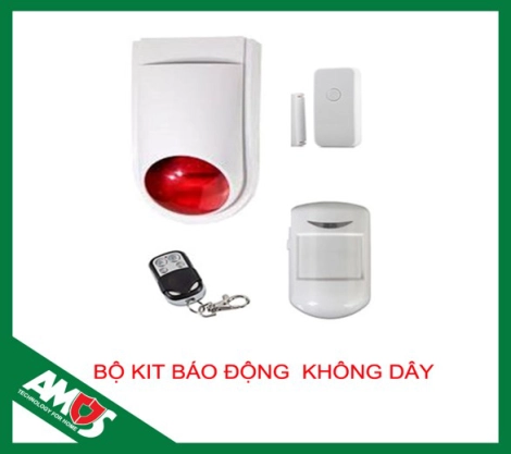 Bộ Kit Báo Động Không Dây WiFi Hú Còi Kèm Đèn Chớp: An Tâm Tuyệt Đối Cho Ngôi Nhà Của Bạn